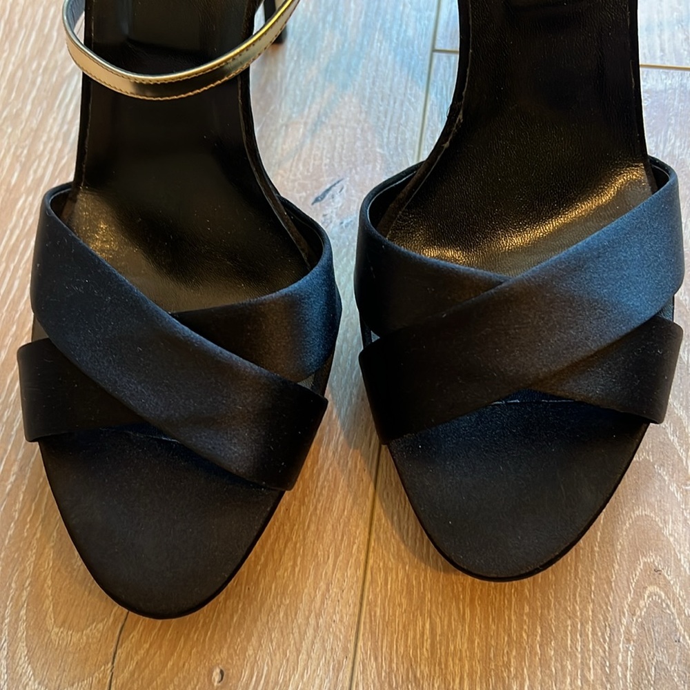 Roger Vivier Leather and sateen Sandals